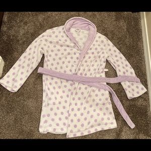 Comfy fuzzy bath robe